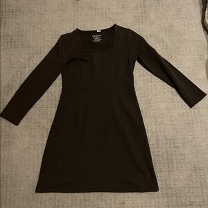 Fair indigo dark brown Long Sleeve Dress